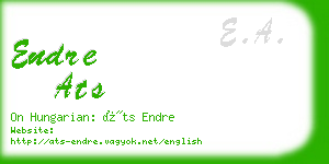 endre ats business card
